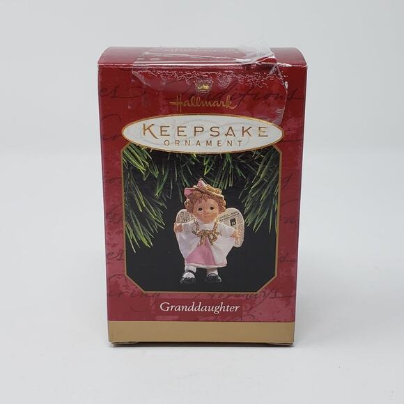 1997 Hallmark Granddaughter Handcrafted Keepsake Holiday Christmas Ornament. - Picture 1 of 10